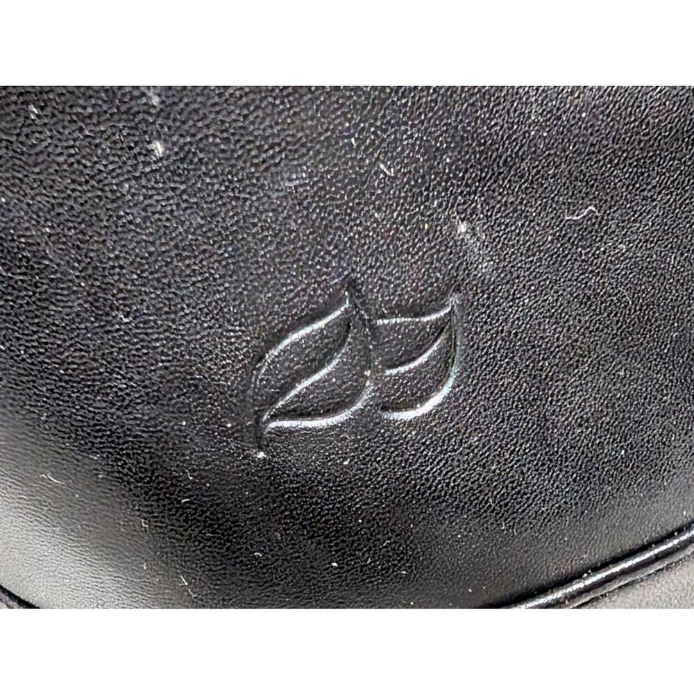 Nurture Black Leather Flats with Elastic Cross Straps 10M - Picture 7 of 7